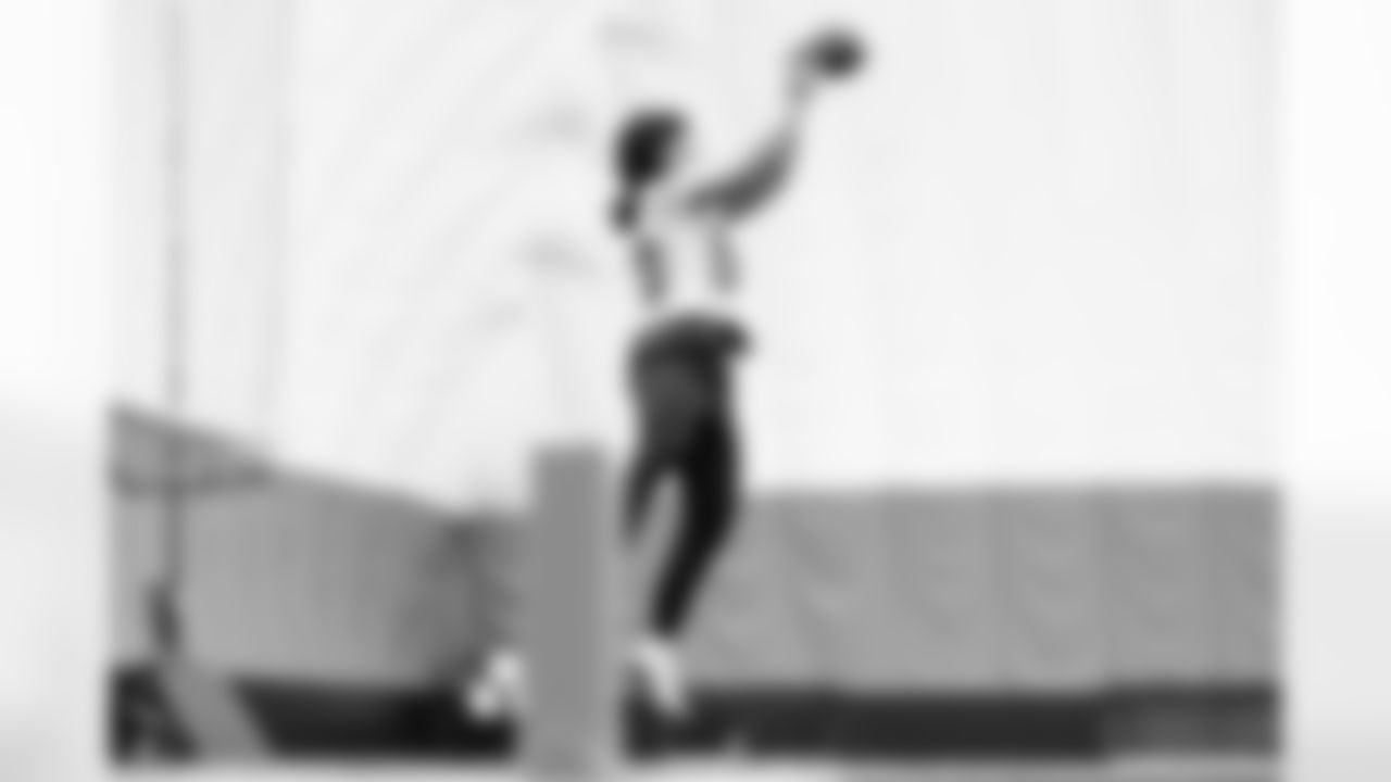WR Andrei Iosivas catches a pass during Phase Two of offseason workouts at the IEL Indoor Practice Facility, Tuesday, May 20, 2025.