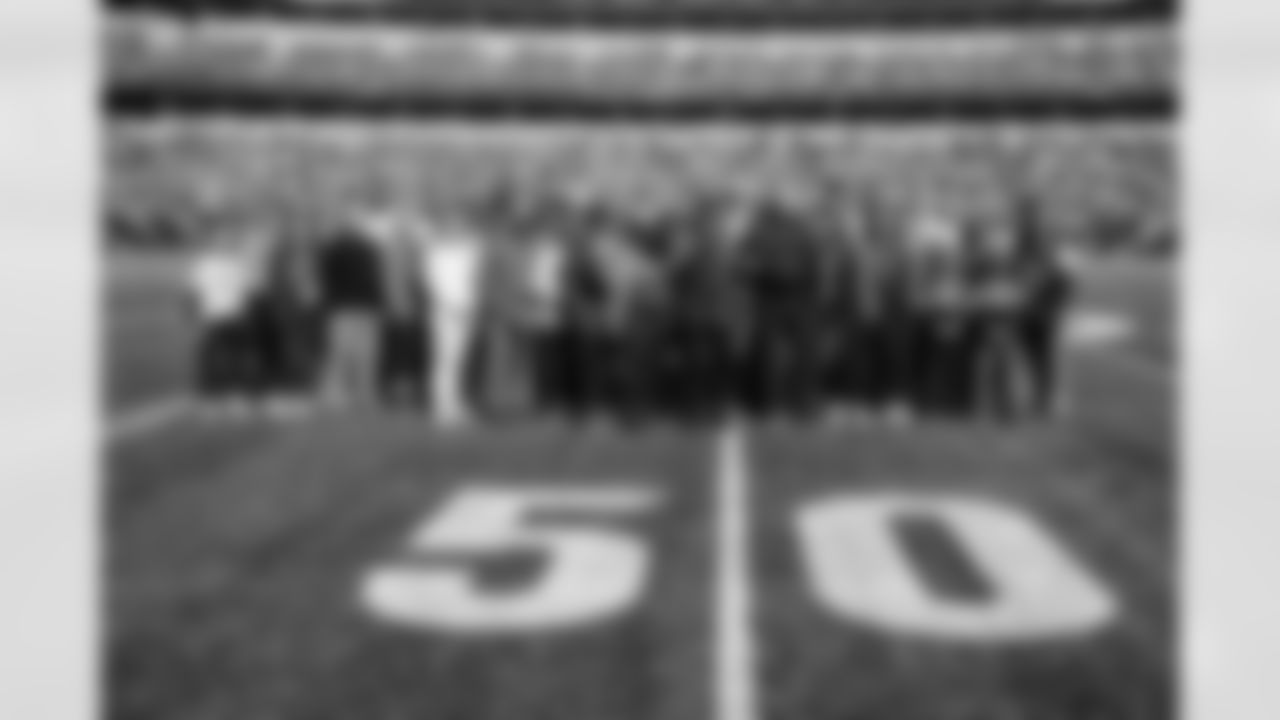 View the best photos from the 2025 Ring of Honor Halftime ceremony, honoring inductees Lemar Parrish and Dave Lapham, Sunday, Oct. 26, 2025.