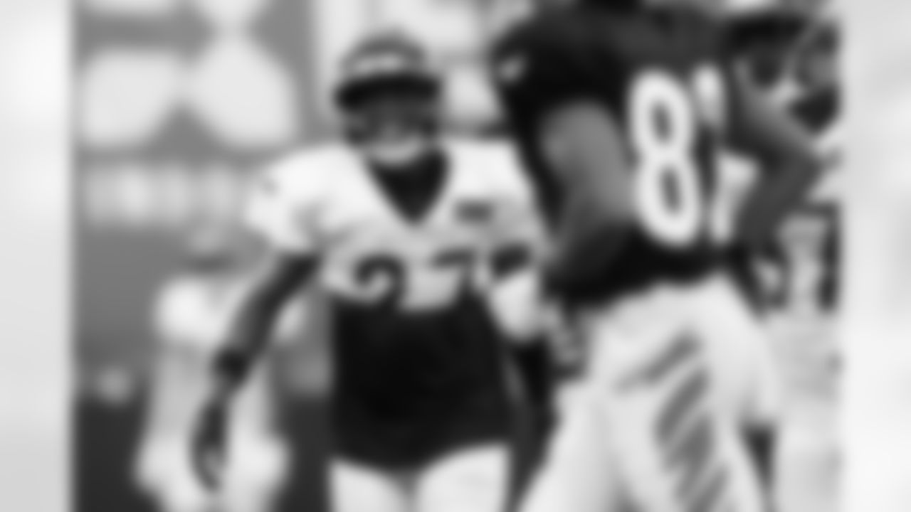 S Jordan Battle during training camp at the IEL Indoor Facility, Thursday, July 31, 2025.