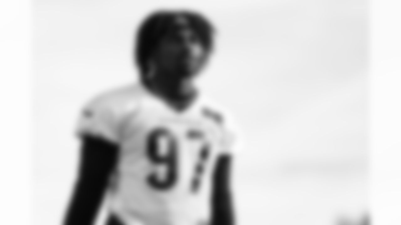 DE Shemar Stewart during practice at Kettering Health Practice Fields, Wednesday, Dec. 24, 2025.