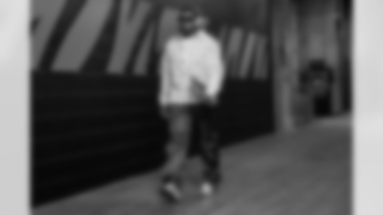 RB Tahj Brooks arrives at Paycor Stadium ahead of Week 15 against the Baltimore Ravens, Sunday, Dec. 14, 2025.