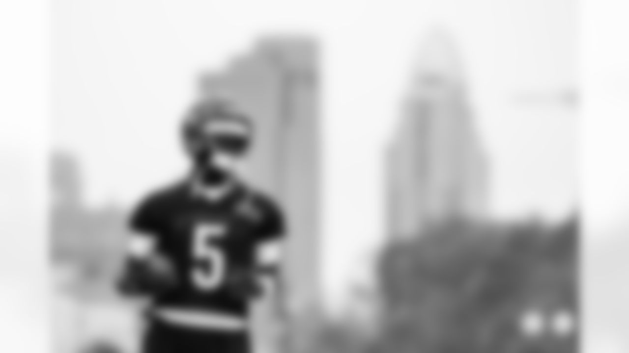 WR Tee Higgins during practice at Kettering Health Practice Fields, Wednesday, Nov. 19, 2025.