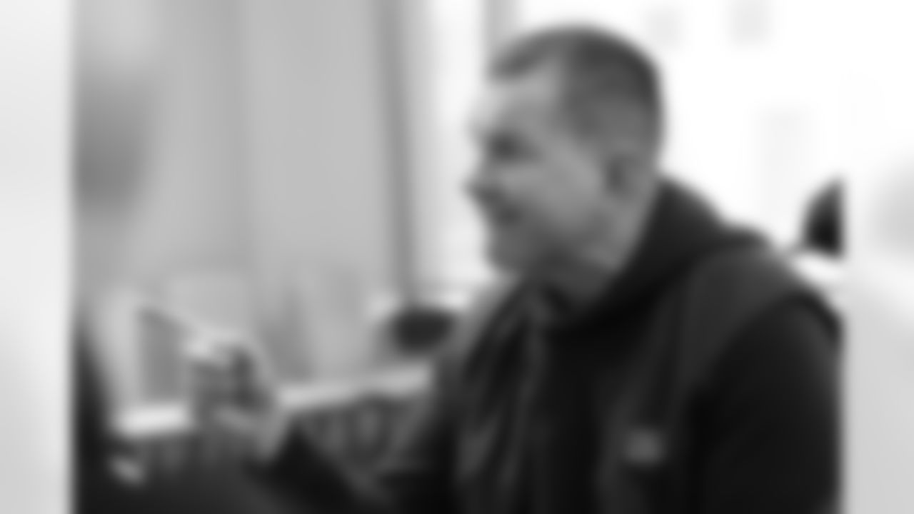 Defensive coordinator Al Golden speaks to media at the 2026 NFL Combine in Indianapolis, Wednesday, Feb. 25, 2026.