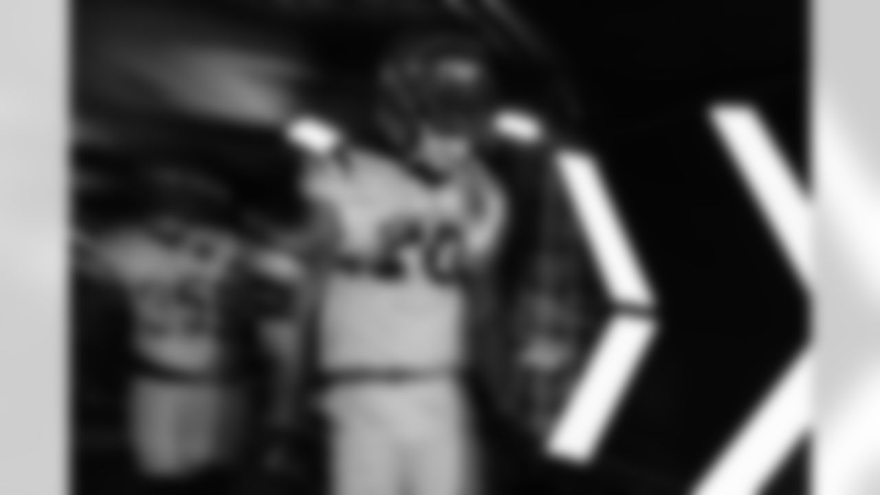 CB DJ Turner II walks out of the tunnel before Week 13 against the Baltimore Ravens, Thursday, Nov. 27, 2025.