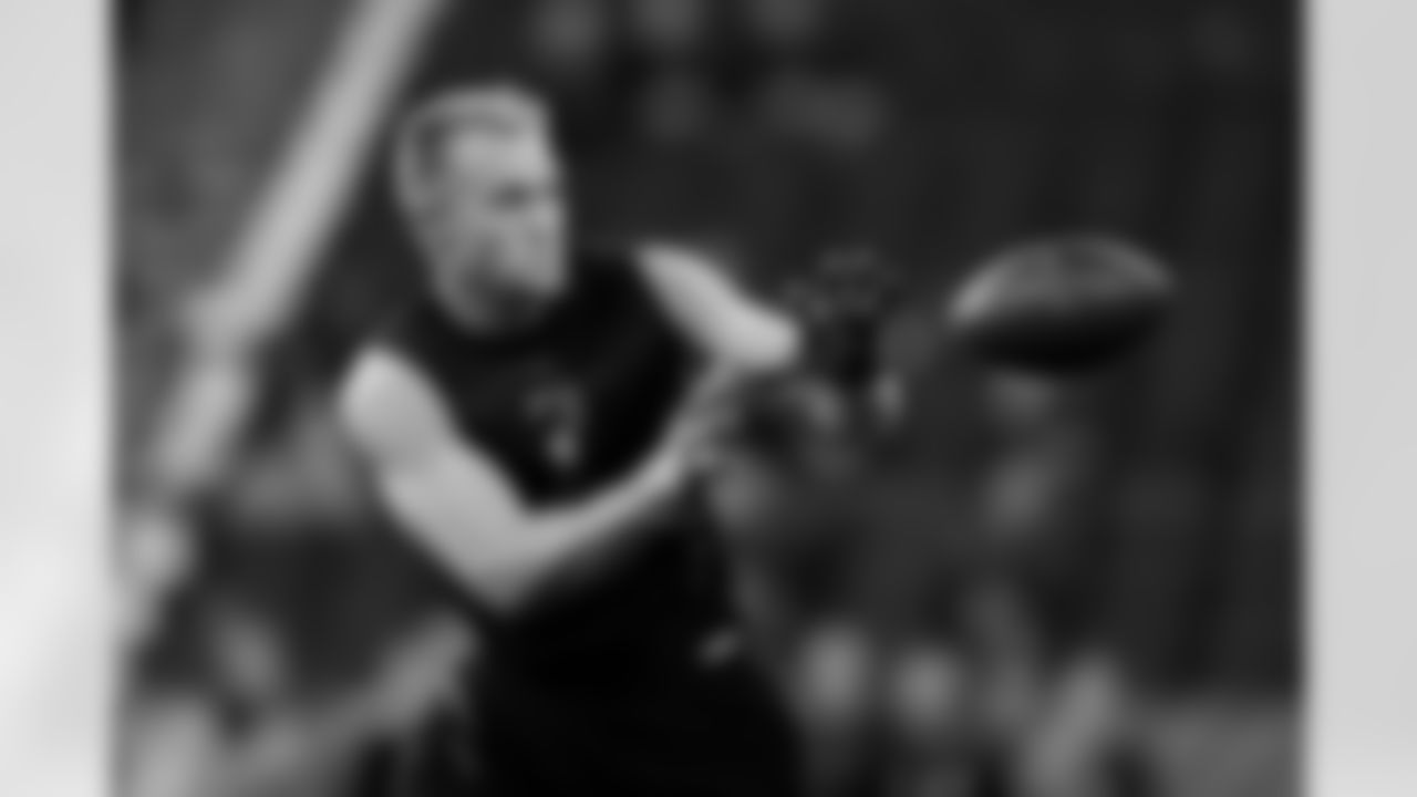 Penn State tight end Mike Gesicki catches the ball during the NFL football scouting combine on Saturday, March 3, 2018 in Indianapolis. (Aaron M. Sprecher via AP)