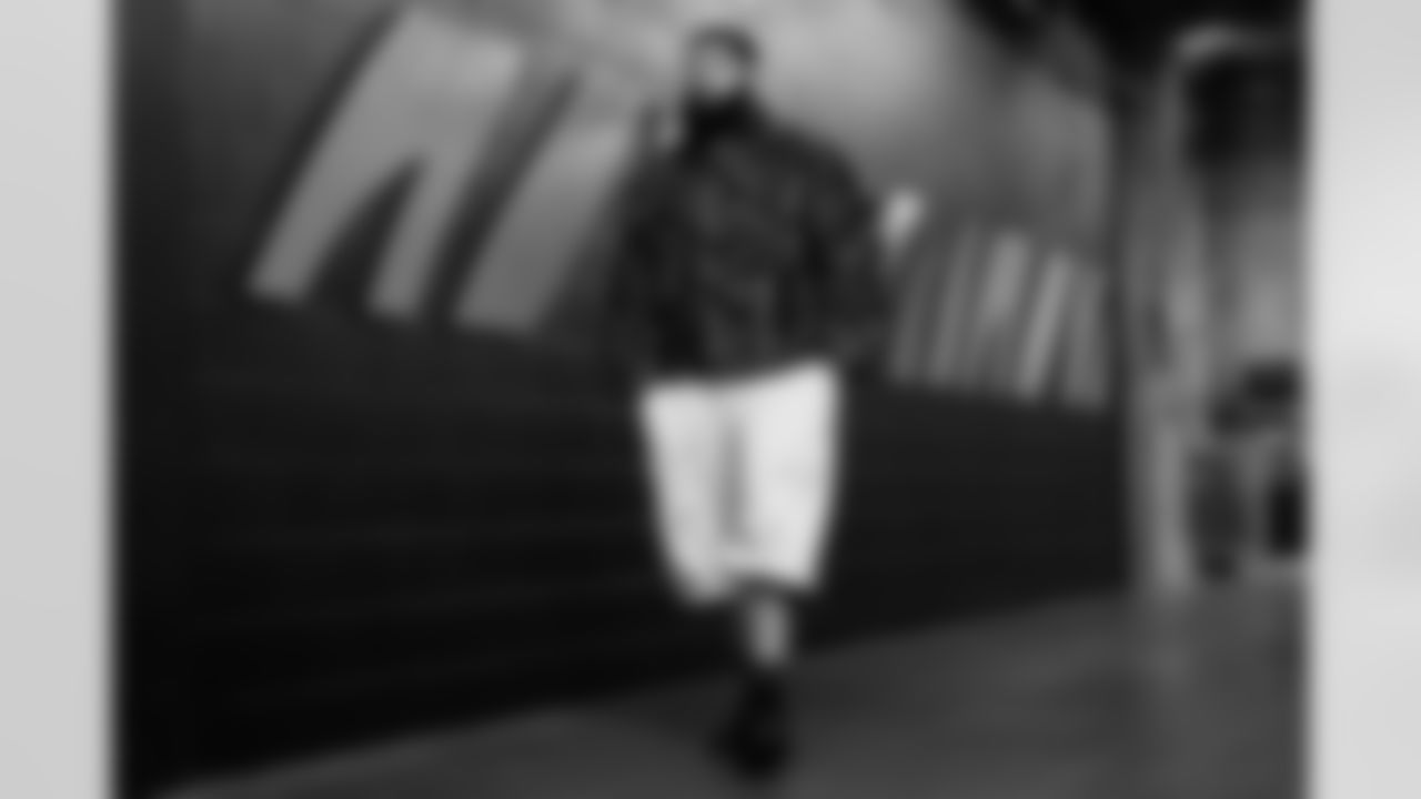 OT Cody Ford arrives to Paycor Stadium ahead of Week 18 against the Cleveland Browns, Sunday, Jan. 4, 2026.