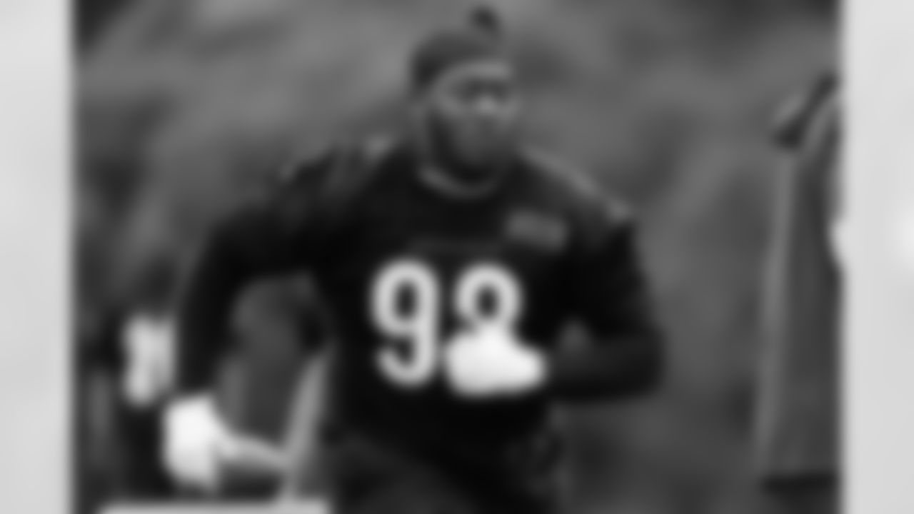 DT T.J. Slaton Jr. during Phase Two of offseason workouts at Kettering Health Practice Fields, Tuesday, May 13, 2025.