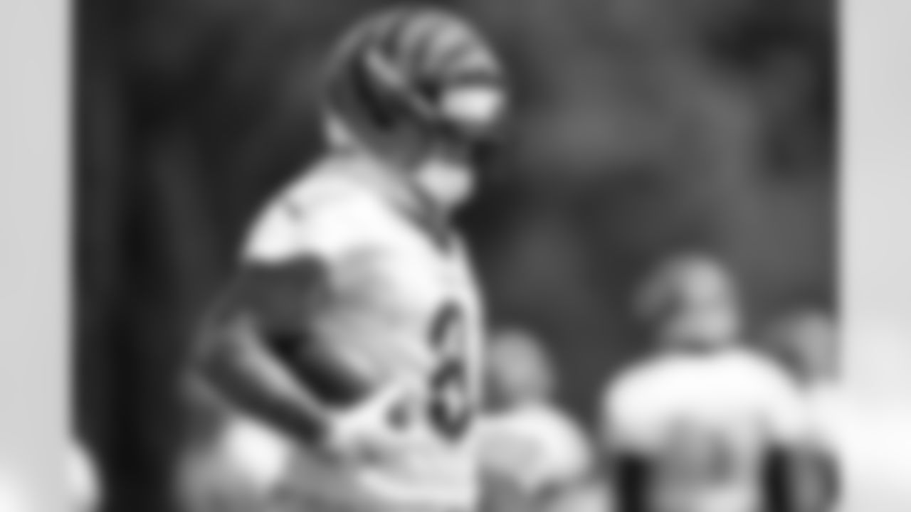 WR Jermaine Burton during mandatory minicamp at Kettering Health Practice Fields, Tuesday, June 10, 2025.