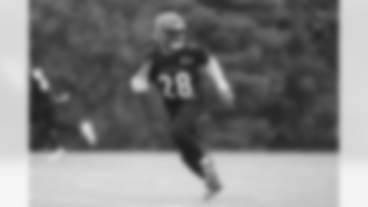 CB Josh Newton during OTAs at Kettering Health Practice Fields, Tuesday, May 27, 2025.