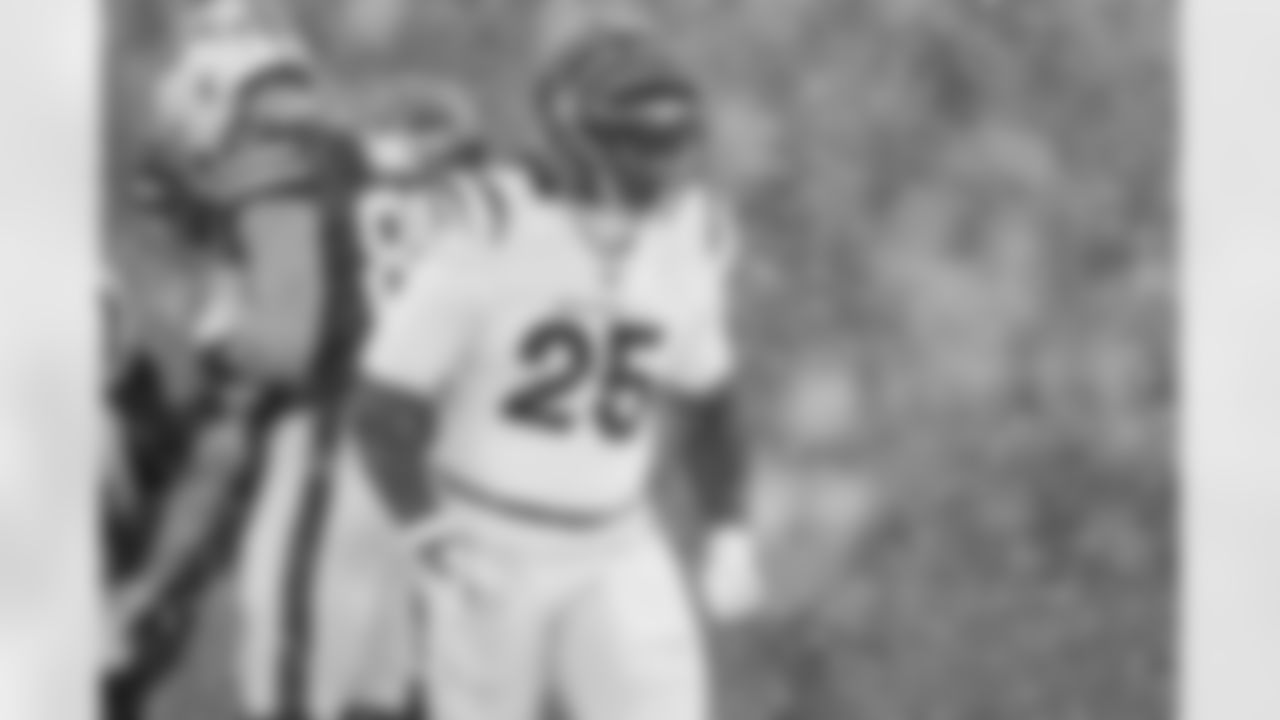 RB Tahj Brooks during Week 14 against the Buffalo Bills, Sunday, Dec. 7, 2025.