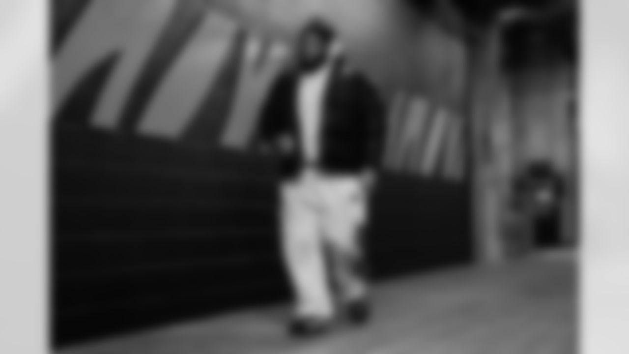 DT McKinnley Jackson arrives at Paycor Stadium ahead of Week 15 against the Baltimore Ravens, Sunday, Dec. 14, 2025.