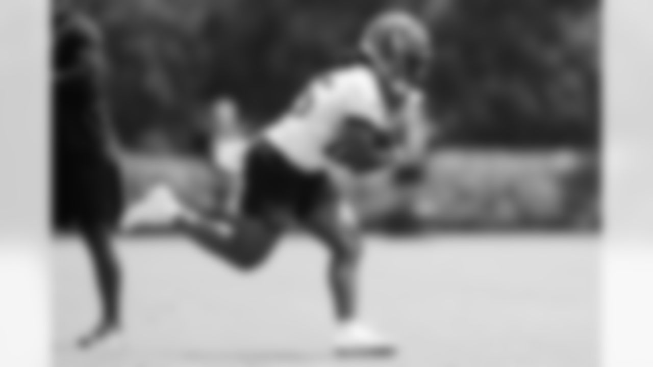 RB Tahj Brooks during mandatory minicamp at Kettering Health Practice Fields, Tuesday, June 10, 2025.