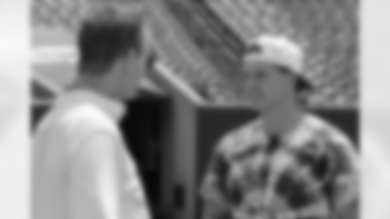 Hall of Fame QB Peyton Manning visited Paycor Stadium for his docuseries "Peyton's Places."