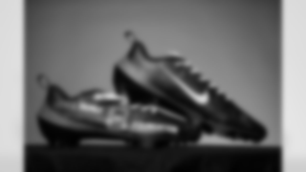 CB Cam Taylor-Britt's cleats for the 2025 MyCauseMyCleats game in Week 12 2025.