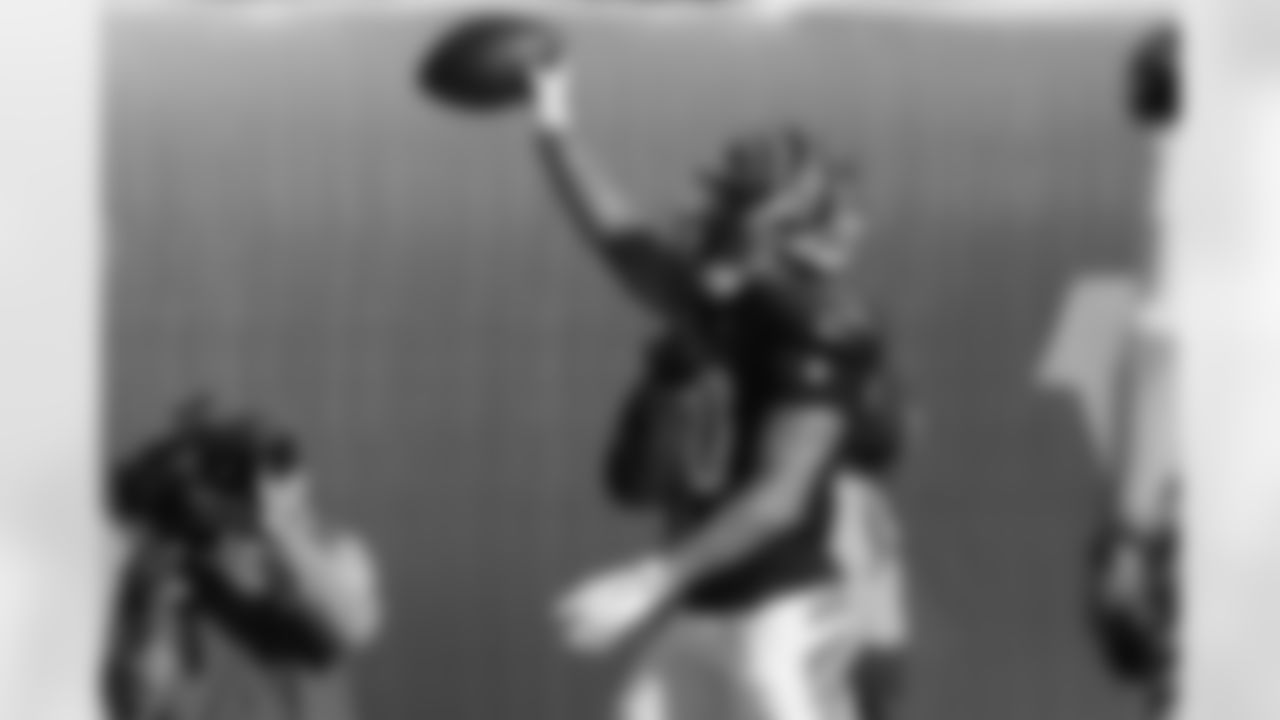 Cincinnati Bengals running back Chase Brown celebrates after scoring against the Cleveland Browns during the first half of an NFL football game, Sunday, Jan. 4, 2026, in Cincinnati.