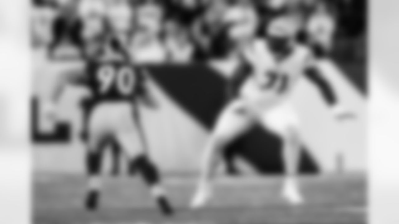 OT Amarius Mims during Thursday Night Football during Week 7 against the Pittsburgh Steelers at Paycor Stadium, Thursday, Oct. 16, 2025.