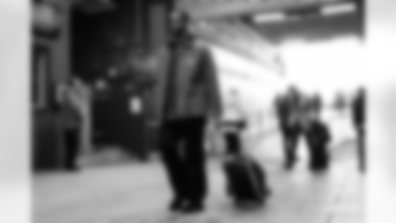 CB Dax Hill arrives at Highmark Stadium ahead of Week 14 against the Buffalo Bills, Sunday, Dec. 7, 2025.