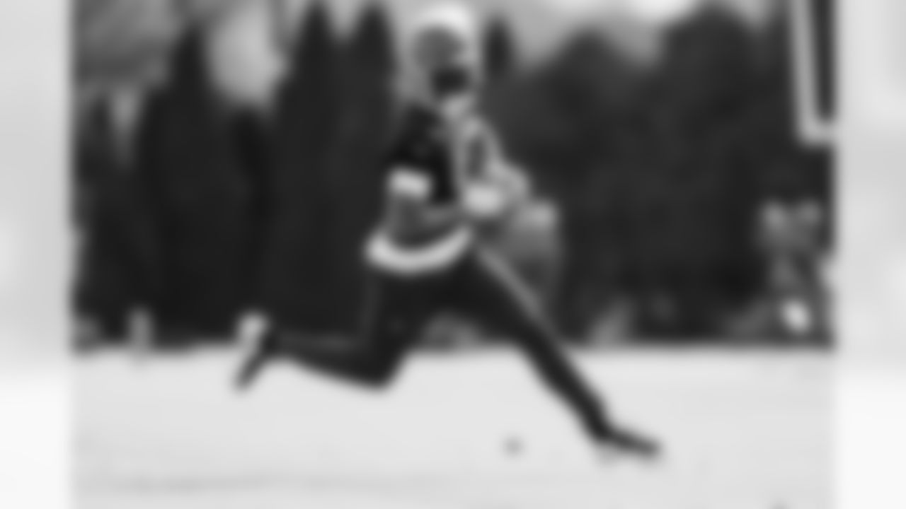 WR Tee Higgins during practice at Kettering Health Practice Fields, Wednesday, Dec. 24, 2025.