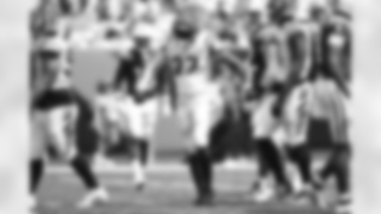S PJ Jules celebrates during the Bengals Preseason Week 3 game against the Indianapolis Colts at Paycor Stadium, Saturday, Aug. 23, 2025.