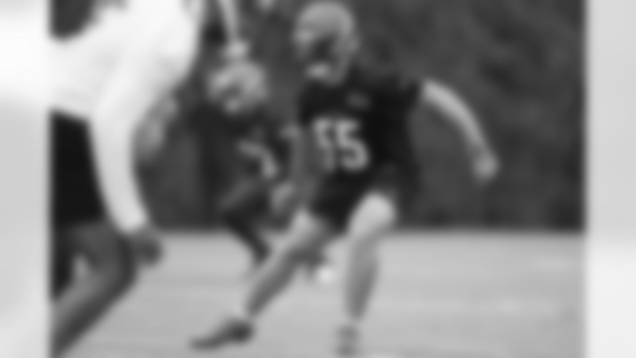 LB Logan Wilson during OTAs at Kettering Health Practice Fields, Tuesday, May 27, 2025.