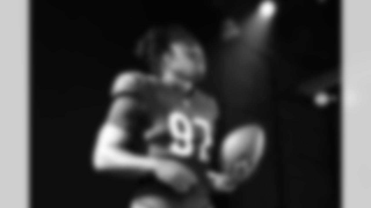 DE Shemar Stewart during 2025 media day at Paycor Stadium, Monday, June 9, 2025.
