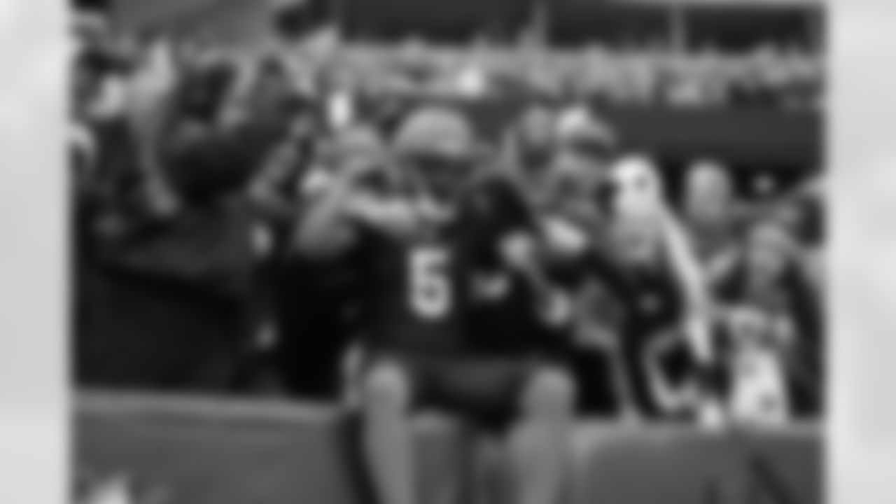 WR Tee Higgins celebrates a touchdown during Week 9 against the Chicago Bears at Paycor Stadium, Sunday, Nov. 2, 2025.