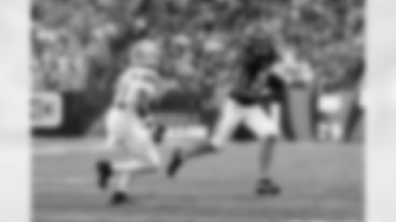 WR Andrei Iosivas runs after a catch during Week 5 against the Detroit Lions, Sunday, Oct. 5, 2025.