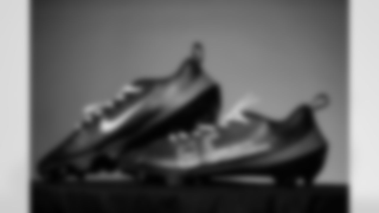 CB Cam Taylor-Britt's cleats for the 2025 MyCauseMyCleats game in Week 12 2025.