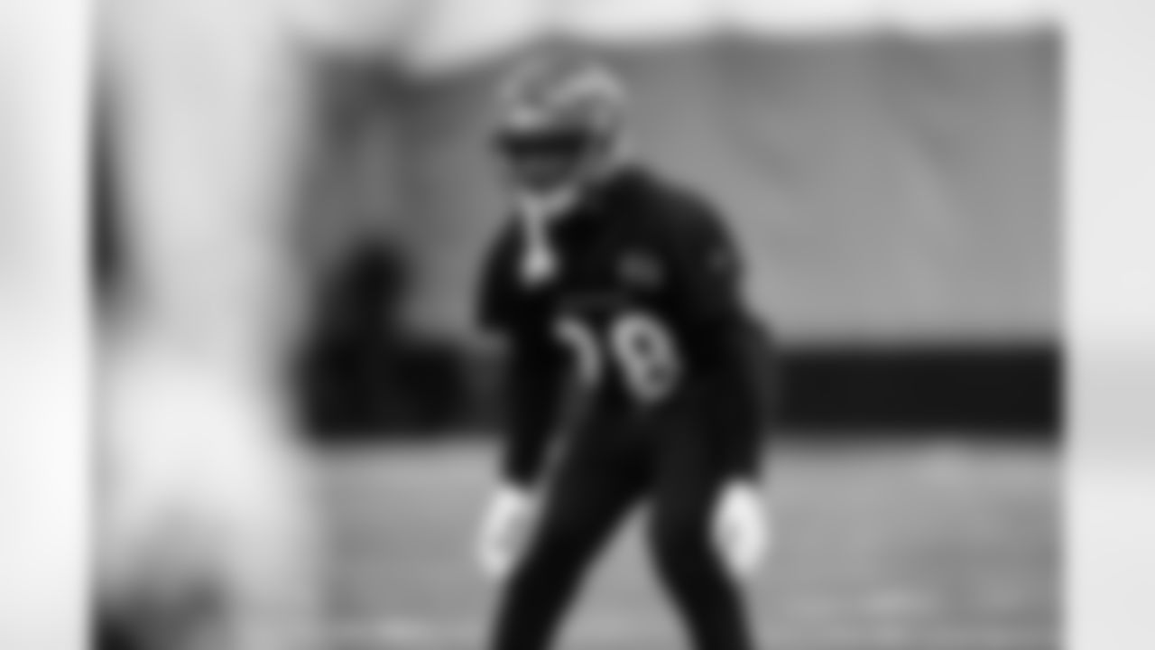 CB Josh Newton during practice at IEL Indoor Facility, Tuesday, Nov. 25, 2025.