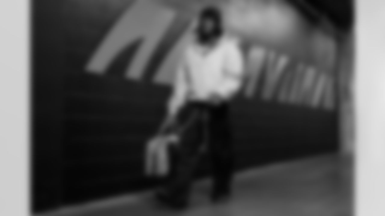 LB Brian Asamoah II arrives at Paycor Stadium ahead of Week 9 against the Chicago Bears, Sunday, Nov. 2, 2025.