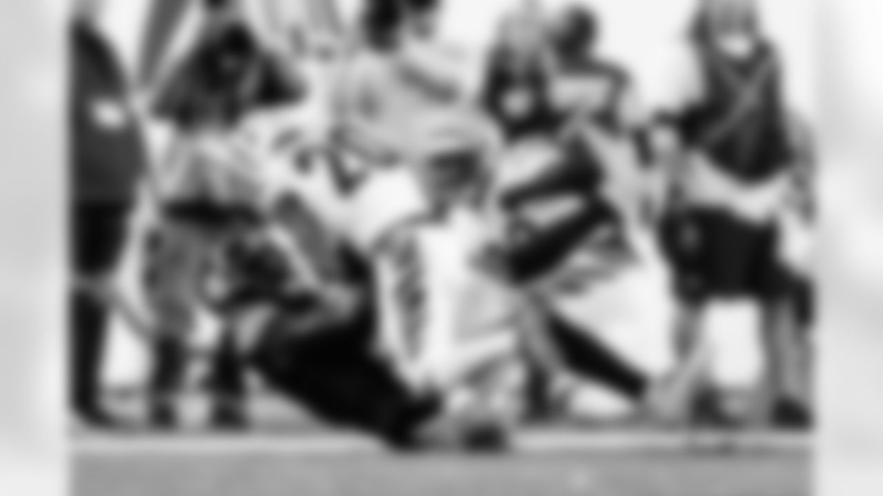 CB DJ Turner II intercepts a pass during Week 7 against the Pittsburgh Steelers at Paycor Stadium, Thursday, Oct. 16, 2025.