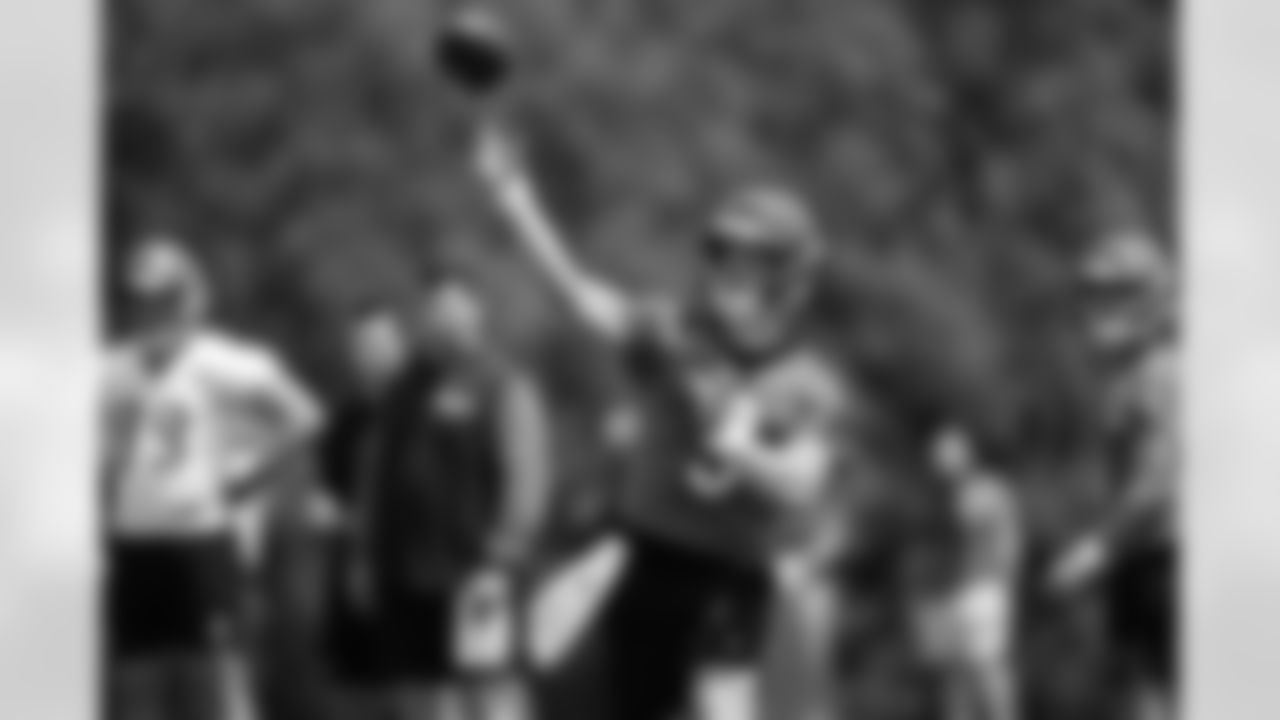 QB Joe Burrow throws the ball during mandatory minicamp at Kettering Health Practice Fields, Tuesday, June 10, 2025.