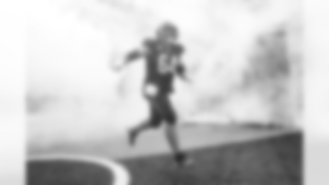 C Ted Karras before Week 17 against the Arizona Cardinals at Paycor Stadium, Sunday, Dec. 28, 2025.