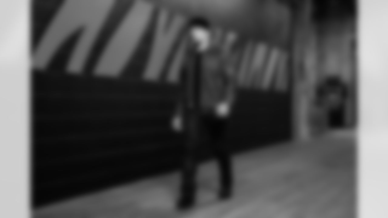 RB Chase Brown arrives at Paycor Stadium ahead of Week 15 against the Baltimore Ravens, Sunday, Dec. 14, 2025.