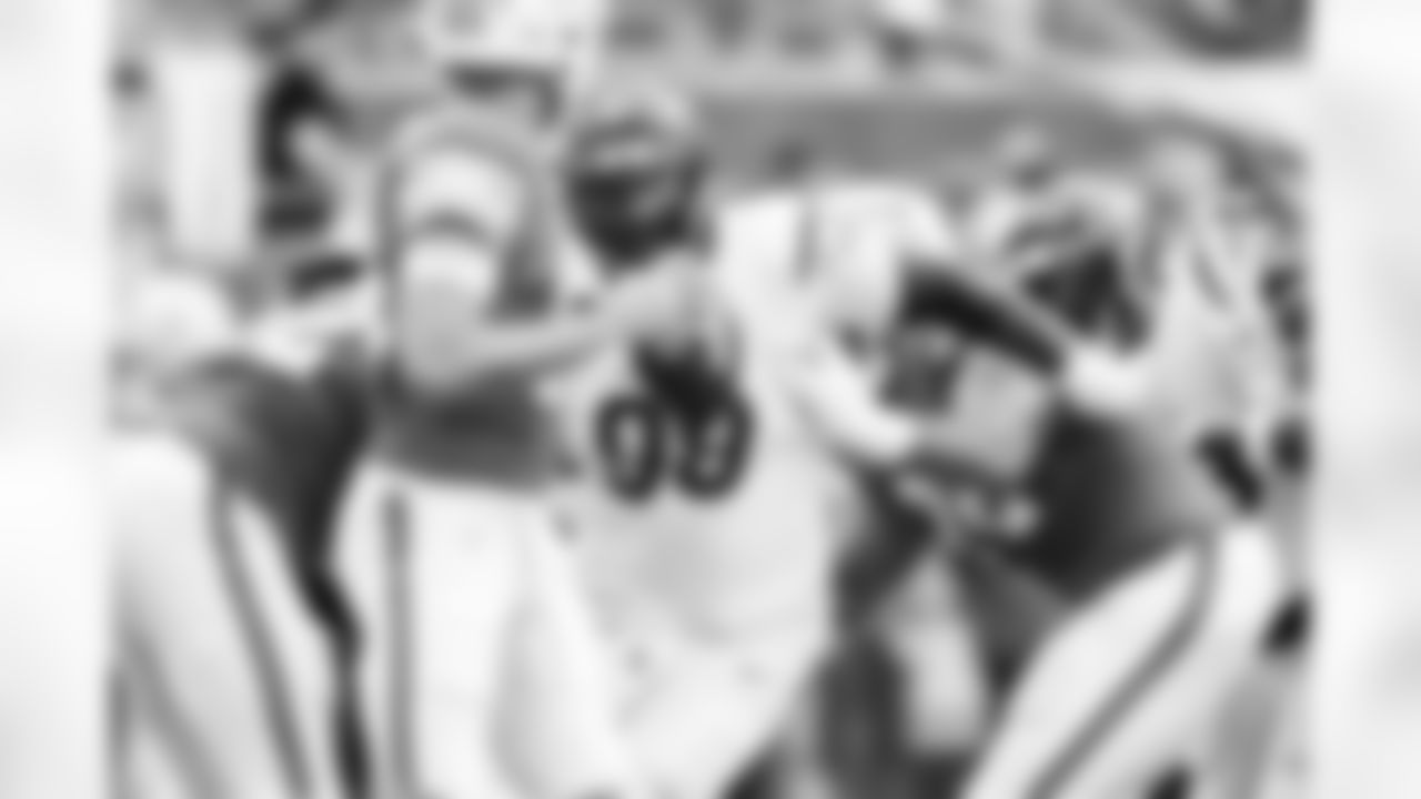 DT T.J. Slaton Jr. during Week 16 against the Miami Dolphins at Hard Rock Stadium, Sunday, Dec. 21, 2025.