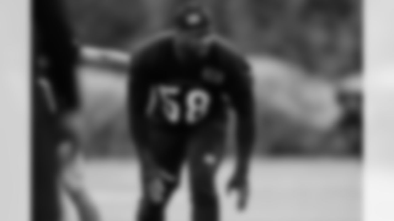 DE Joseph Ossai during Phase Two of offseason workouts at Kettering Health Practice Fields, Tuesday, May 13, 2025.