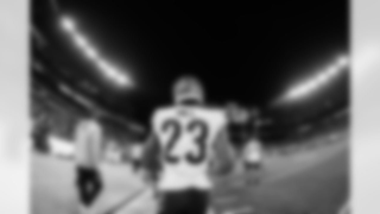 CB Dax Hill walks on the sideline, Monday, October 31, 2022.