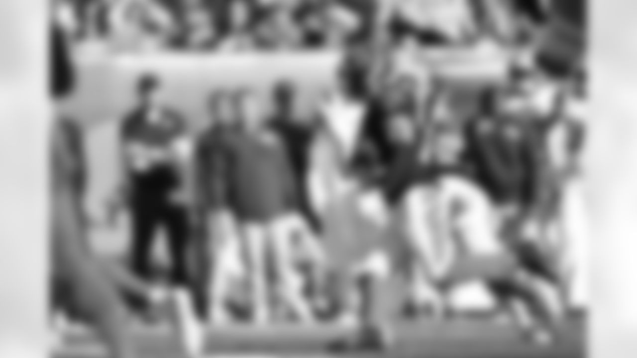 S Geno Stone intercepts a pass during Week 12 against the New England Patriots at Paycor Stadium, Sunday, Nov. 23, 2025.