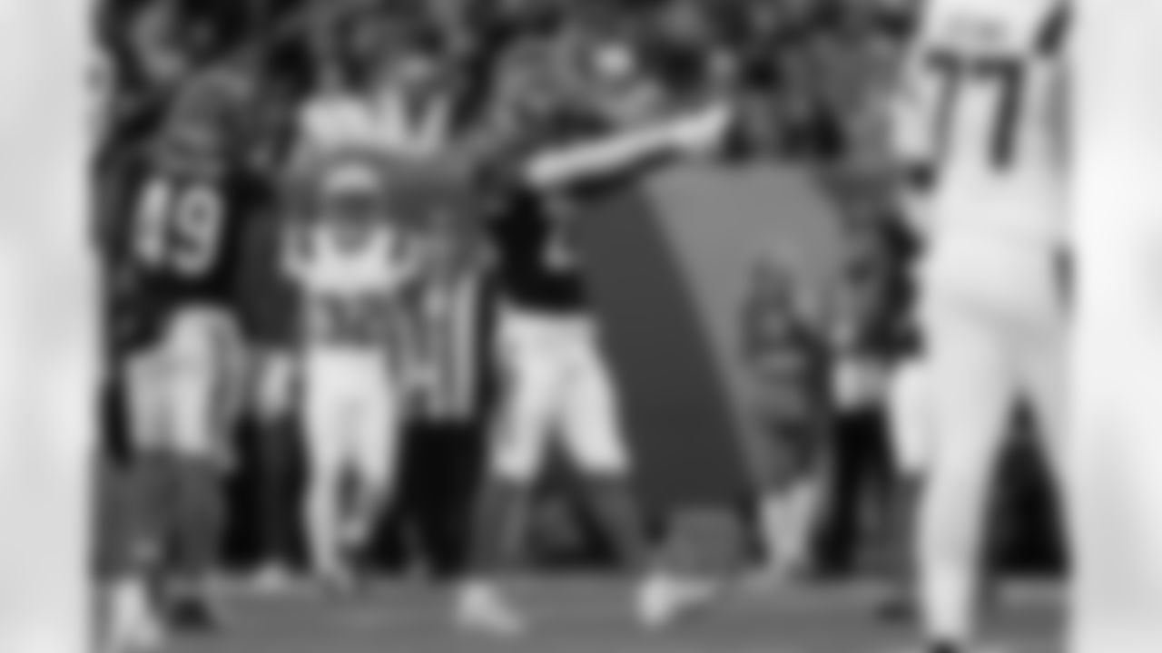Cincinnati Bengals cornerback Dax Hill (23) reacts during an NFL football game against the New England Patriots on Sunday, November 23, 2025 in Cincinnati, Ohio.
