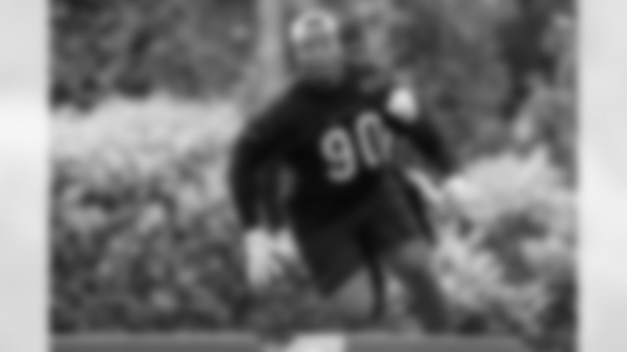 DT Kris Jenkins during phase two of offseason workouts at Kettering Health Practice Fields, Wednesday, May 21, 2025.