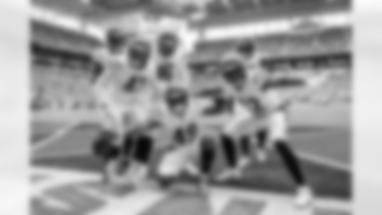 The Bengals defense celebrates a play during Week 16 against the Miami Dolphins at Hard Rock Stadium, Sunday, Dec. 21, 2025.