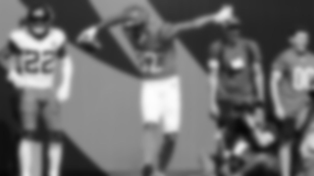 WR Mitch Tinsley celebrates after a touchdown against the Jacksonville Jaguars at Paycor Stadium, Sunday, Sept. 14, 2025.