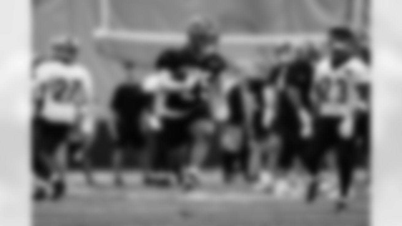 RB Tahj Brooks during practice at the IEL Indoor Facility, Wednesday, Oct. 29, 2025.