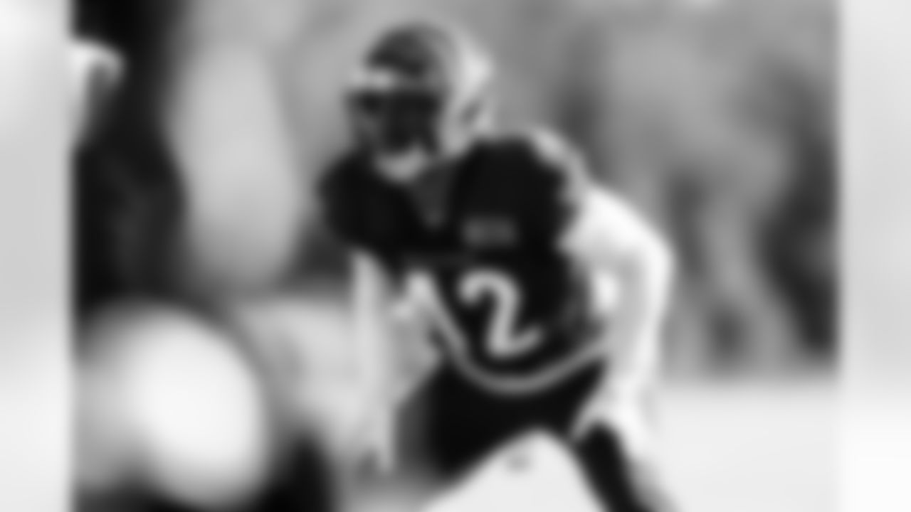 LB Oren Burks during practice at Kettering Health Practice Fields, Thursday, Nov. 13, 2025.