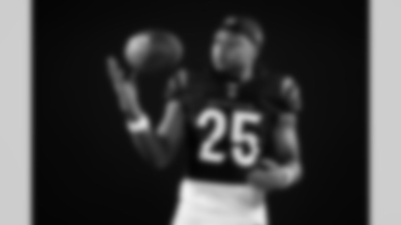 RB Tahj Brooks during Bengals media day at Paycor Stadium, Monday, June 9, 2025.