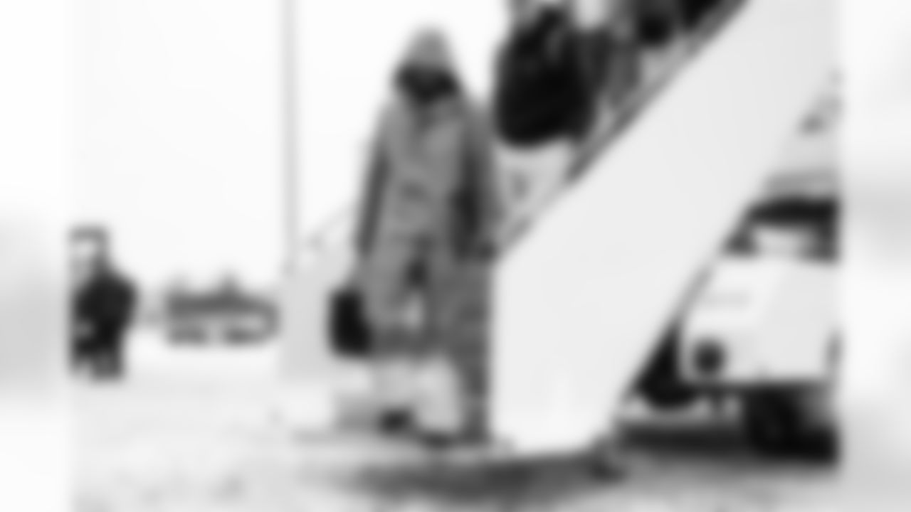 WR Ja'Marr Chase arrives in Buffalo ahead of Week 14 against the Bills, Saturday, Dec. 6, 2025.