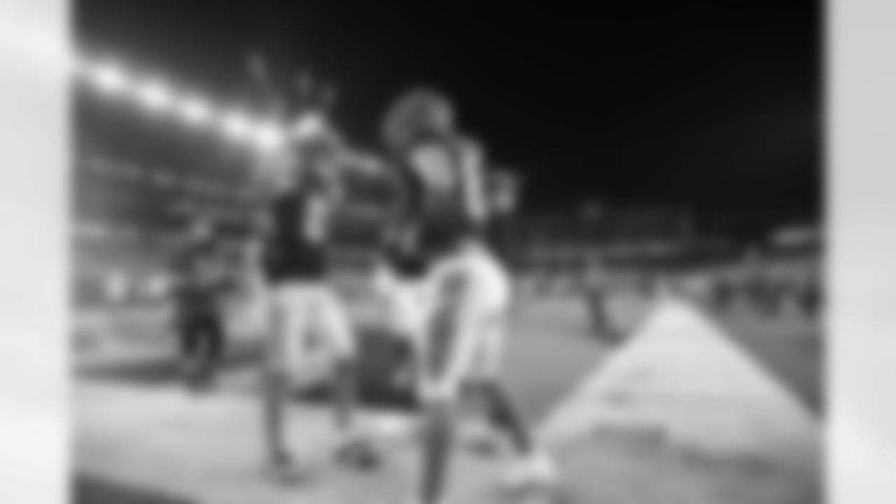 WR Tyler Boyd celebrates during Sunday Night Football against the Buffalo Bills at Paycor Stadium in Week 9 of the 2023 season.