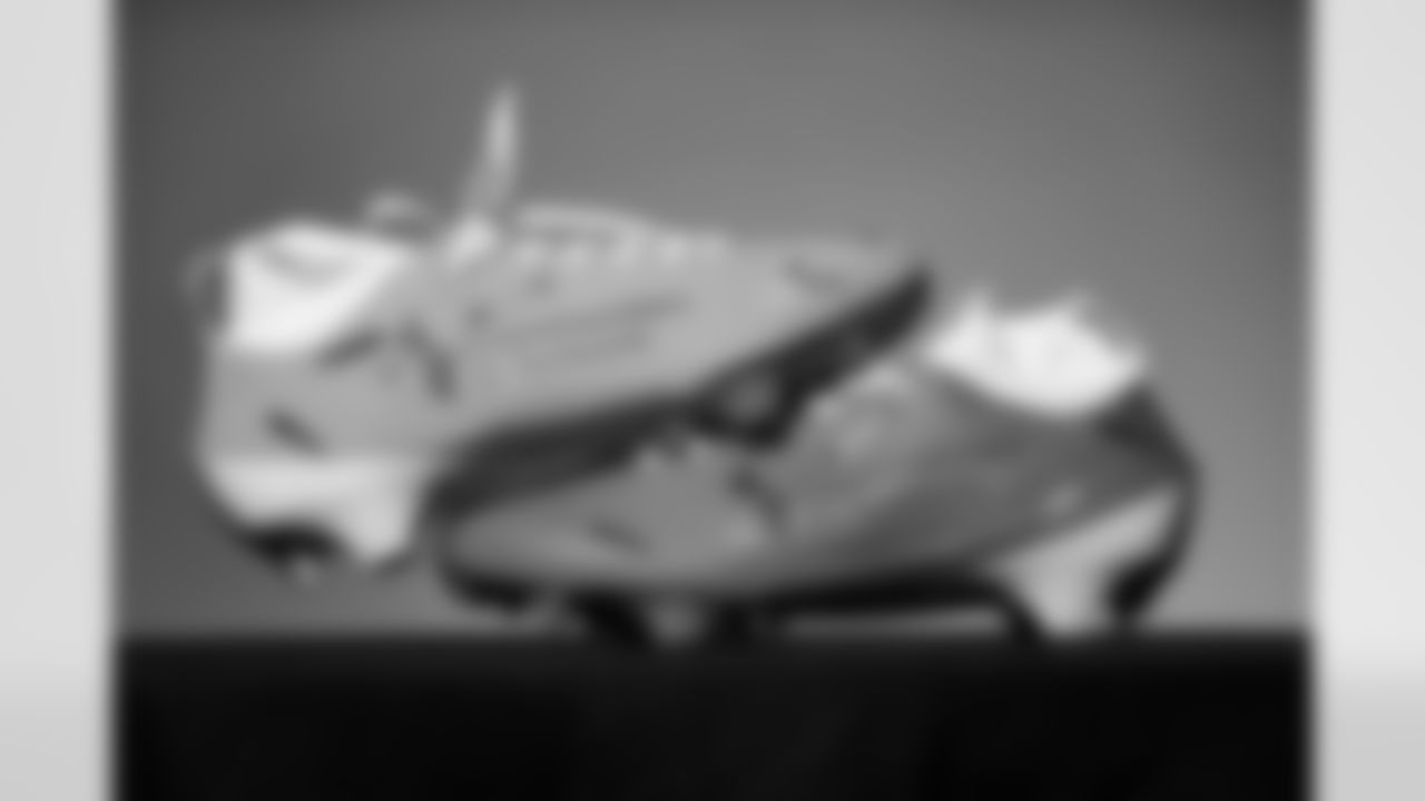 RB Chase Brown's cleats for the 2025 MyCauseMyCleats game in Week 12 2025.