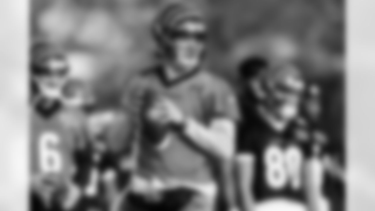 QB Joe Burrow during practice at Kettering Health Practice Fields, Wednesday, Dec. 24, 2025.