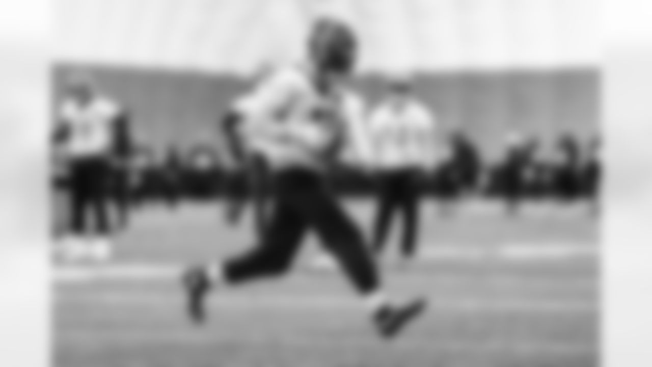 WR Charlie Jones during practice at the IEL Indoor Facility, Wednesday, Dec. 10, 2025.